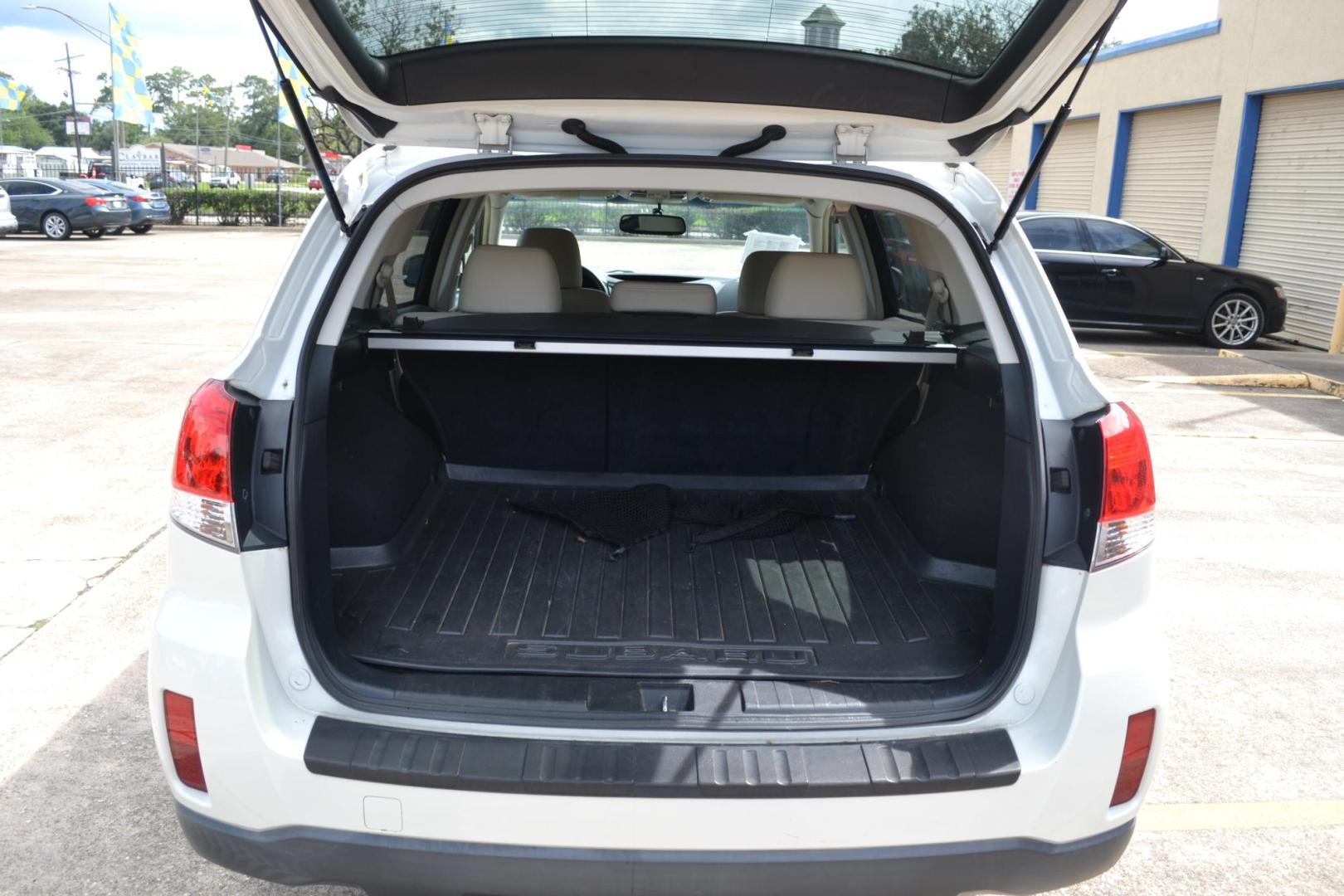 2011 Satin White Pearl /Warm Ivory Leather Interior Subaru Outback 3.6R Limited (4S4BREKC2B2) with an 3.6L H6 DOHC 24V engine, 5-Speed Automatic transmission, located at 1355 North 11th Street, Beaumont, 77702, (409) 832-0006, 30.094290, -94.130096 - Photo#12