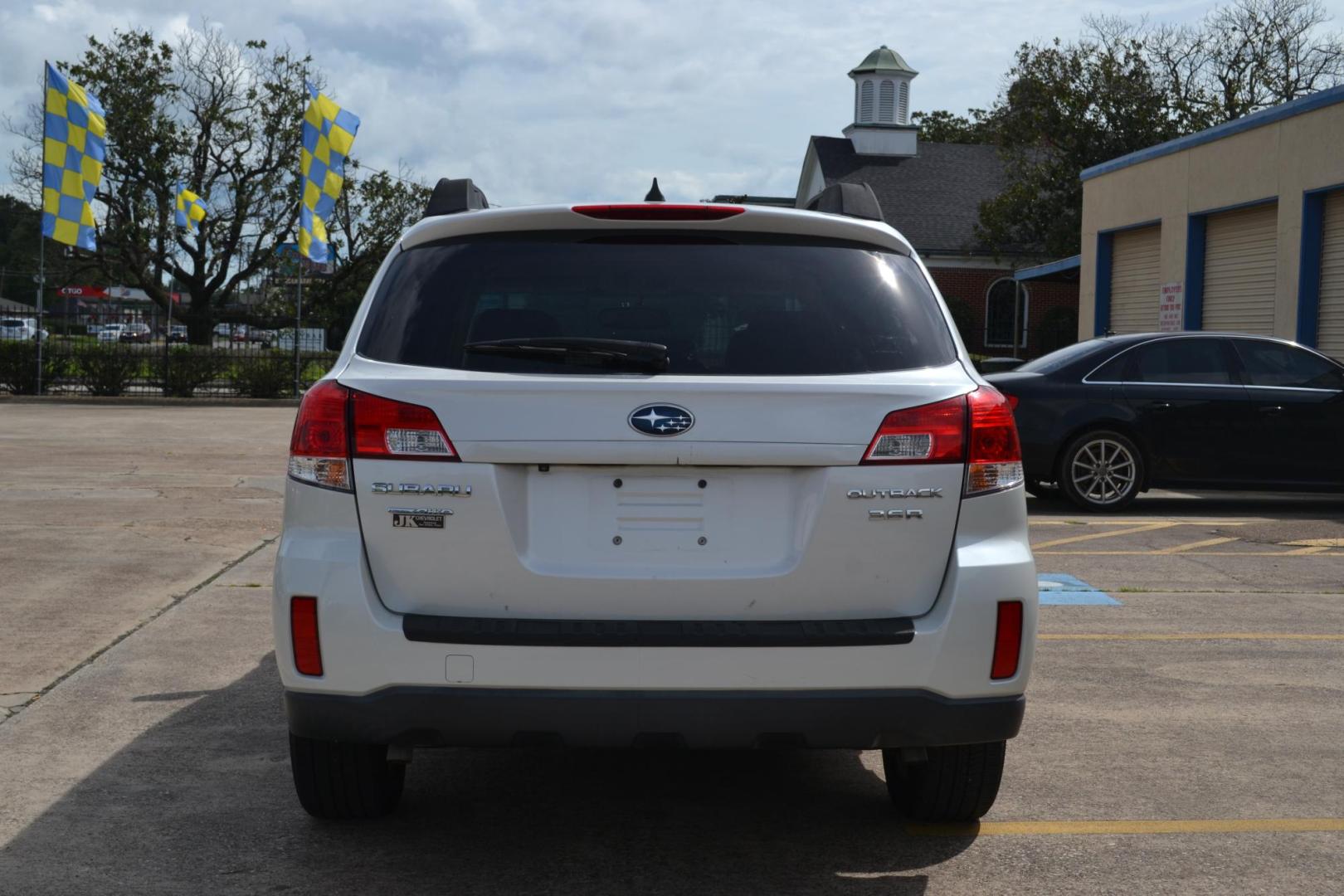 2011 Satin White Pearl /Warm Ivory Leather Interior Subaru Outback 3.6R Limited (4S4BREKC2B2) with an 3.6L H6 DOHC 24V engine, 5-Speed Automatic transmission, located at 1355 North 11th Street, Beaumont, 77702, (409) 832-0006, 30.094290, -94.130096 - Photo#3